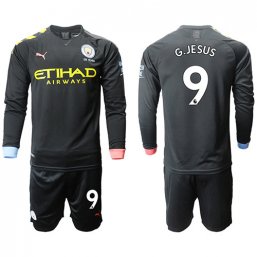 Manchester City Manga larga Camiseta de la 2ª equipación 2019/20 #9 G.JESUS