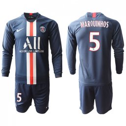 Paris St. Germain Manga larga Camiseta de la 1ª equipación 2019/20 #5 MARQUINHOS