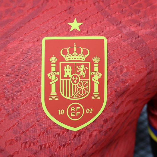 España CAMISETA de la rojo EQUIPACIÓN 24-25 VERSIÓN JUGADOR