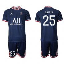 Paris Saint-Germain Camiseta de la 1ª equipación 2021/2022 #25 BAKKER