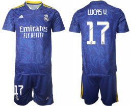 Camiseta Real Madrid 2021/2022 de 2ª EQUIPACIÓN #17 LUCAS V.