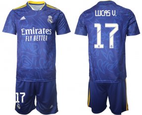 Camiseta Real Madrid 2021/2022 de 2ª EQUIPACIÓN #17 LUCAS V.