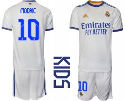 Niños Camiseta Real Madrid 2021/2022 de 1ª EQUIPACIÓN #10 MODRIC