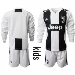 adidas Juventus manga larga de la 1ª equipación 18/19 Niños