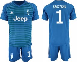 adidas Juventus Camiseta de la Azul equipación 19/20 Portero #1 SZCZESNY