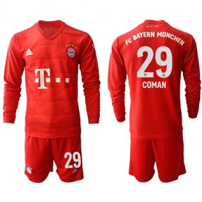 Bayern Munich Long Sleeve Camiseta de la 1ª equipación 19/20 #29 COMAN