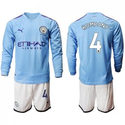 Manchester City Manga larga Camiseta de la 1ª equipación 2019/20 #4 KOMPANY