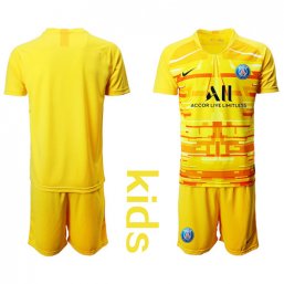 Camiseta de fútbol Amarillo de portero de Paris St. Germain 19/20 Niños