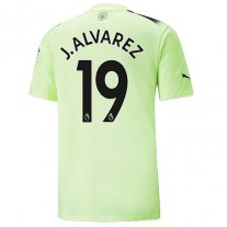 Niños Camiseta Manchester City 2022/2023 de 3ª EQUIPACIÓN #19 J.ALVAREZ