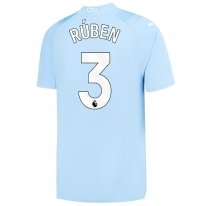 Niños Camiseta Manchester City 2023/2024 de 1ª EQUIPACIÓN #3 RUBEN