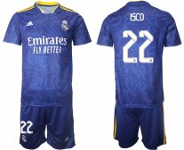 Camiseta Real Madrid 2021/2022 de 2ª EQUIPACIÓN #22 ISCO