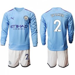 Manchester City Manga larga Camiseta de la 1ª equipación 2019/20 #2 WALKER