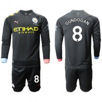 Manchester City Manga larga Camiseta de la 2ª equipación 2019/20 #8 GUNDOGAN