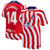 Niños Camiseta Atletico Madrid 2022/2023 de 1ª EQUIPACIÓN #14 M.Llorente