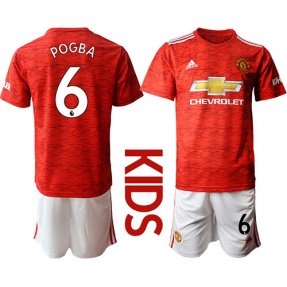 Manchester United 2020/2021 Camiseta de la 1ª equipación Niños #6 POGBA