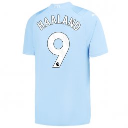 Niños Camiseta Manchester City 2023/2024 de 1ª EQUIPACIÓN #9 HAALAND