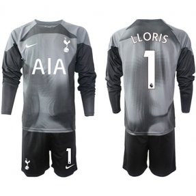 Manga larga Tottenham Hotspur 2022/2023 de 1ª Portero EQUIPACIÓN #1 LLORIS Negro