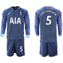 Tottenham Hotspur Manga larga de la 2ª equipación 2018/19 #5 VERTONGHEN