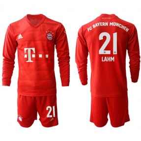 Bayern Munich Long Sleeve Camiseta de la 1ª equipación 19/20 #21 LAHM