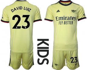 Niños Arsenal Camiseta de la 2ª equipación 2021/2022 #23 DAVID LUIZ