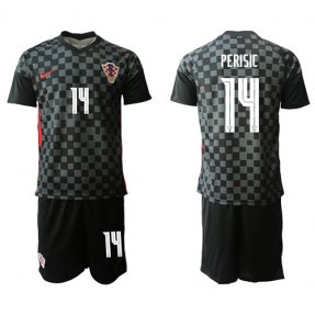 Croacia CAMISETAS DE la 2ª FÚTBOL 2020/2021 #14 PERISIC