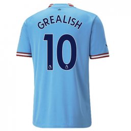 Niños Camiseta Manchester City 2022/2023 de 1ª EQUIPACIÓN #10 GREALISH