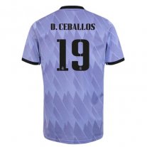 Niños Camiseta Real Madrid 2022/2023 de 2ª EQUIPACIÓN #19 D.Ceballos