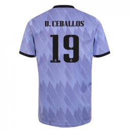 Niños Camiseta Real Madrid 2022/2023 de 2ª EQUIPACIÓN #19 D.Ceballos