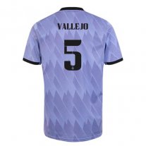 Niños Camiseta Real Madrid 2022/2023 de 2ª EQUIPACIÓN #5 VALLEJO