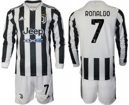 Juventus manga larga de la 1ª equipación 2021/2022 #7 RONALDO