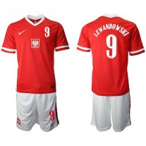 Polonia Camiseta de la 2ª equipación 2021/2022 #9 LEWANDOWSKI