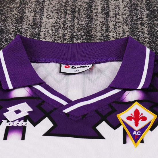 Niños ACF Fiorentina CAMISETA de la 2ª EQUIPACIÓN 92-93