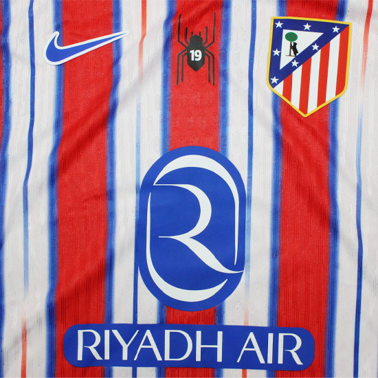 Atletico Madrid CAMISETA de la alvarez spider EQUIPACIÓN 24-25 VERSIÓN JUGADOR