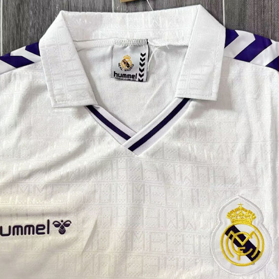 Real Madrid CAMISETA de la 1ª EQUIPACIÓN 89-90