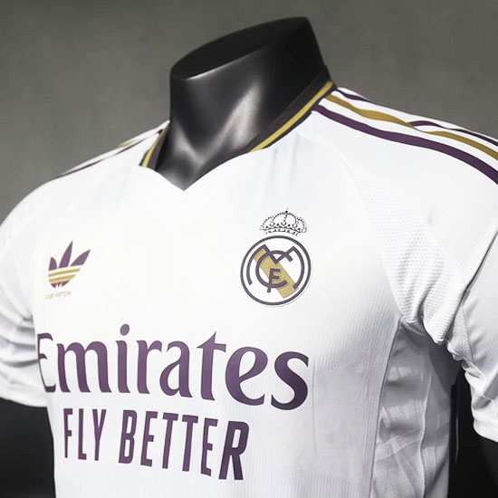 Real Madrid CAMISETA de la white EQUIPACIÓN 24-25 VERSIÓN JUGADOR